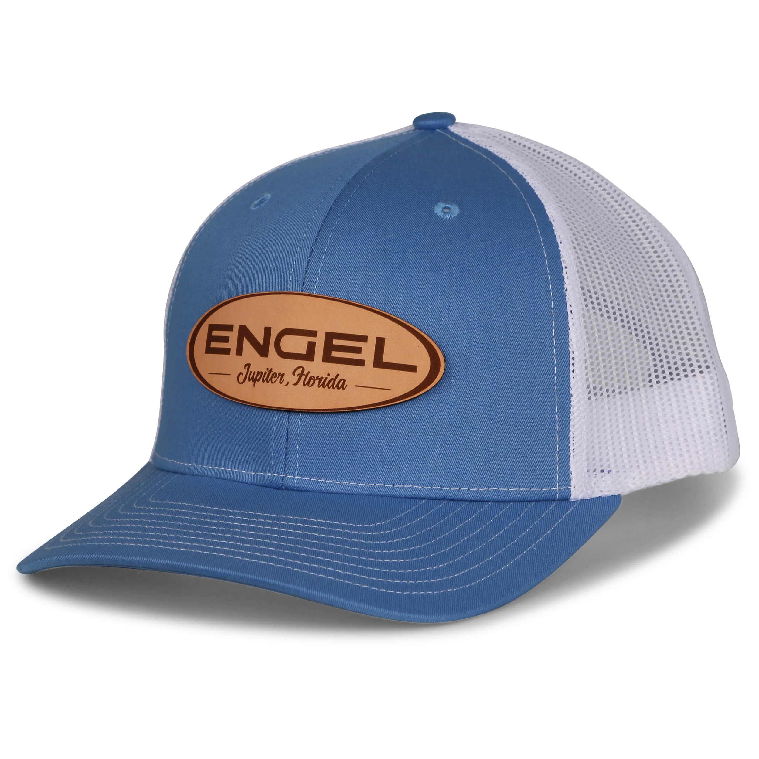 Engel Columbia Blue & White 112 Trucker Cap by Richardson® - Image 4
